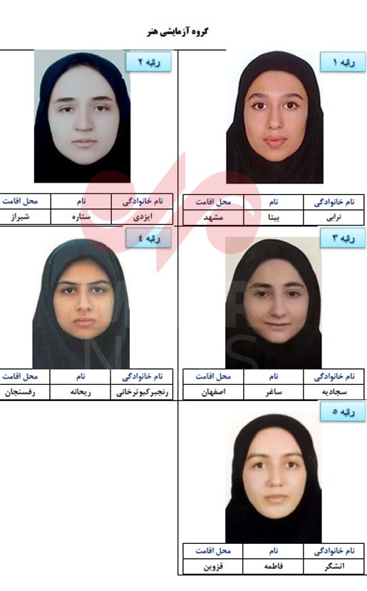 نفرات برتر هنر